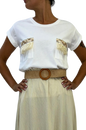 T-shirt taschine - bianca